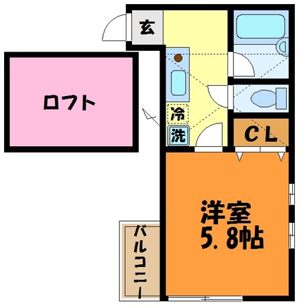 ＡＸＩＡ　溝の口の物件間取画像